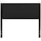 Flash Furniture Melbourne Metal Upholstered Full Size Headboard in Black Fabric HG-HB1717-F-BK-GG - alternate 10
